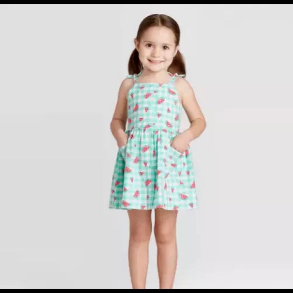 NWT baby girl’s little watermelon dress (4T or 5T)